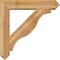 Ekena Millwork Funston Arts and Crafts Rough Sawn Bracket w/ Offset Brace, Western Red Cedar, 8"W x 40"D x 40"H BKT0806X40X40FST03RWR - alternate 4